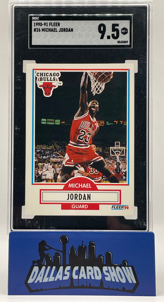 1990-91 Fleer #26 Michael Jordan SGC 9.5