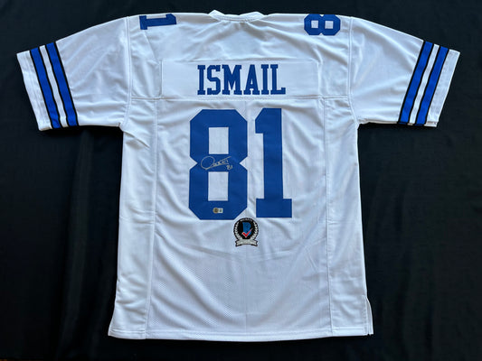 RAGHIB ROCKET ISMAIL DALLAS COWBOYS SIGNED JERSEY Size XL BAS COA