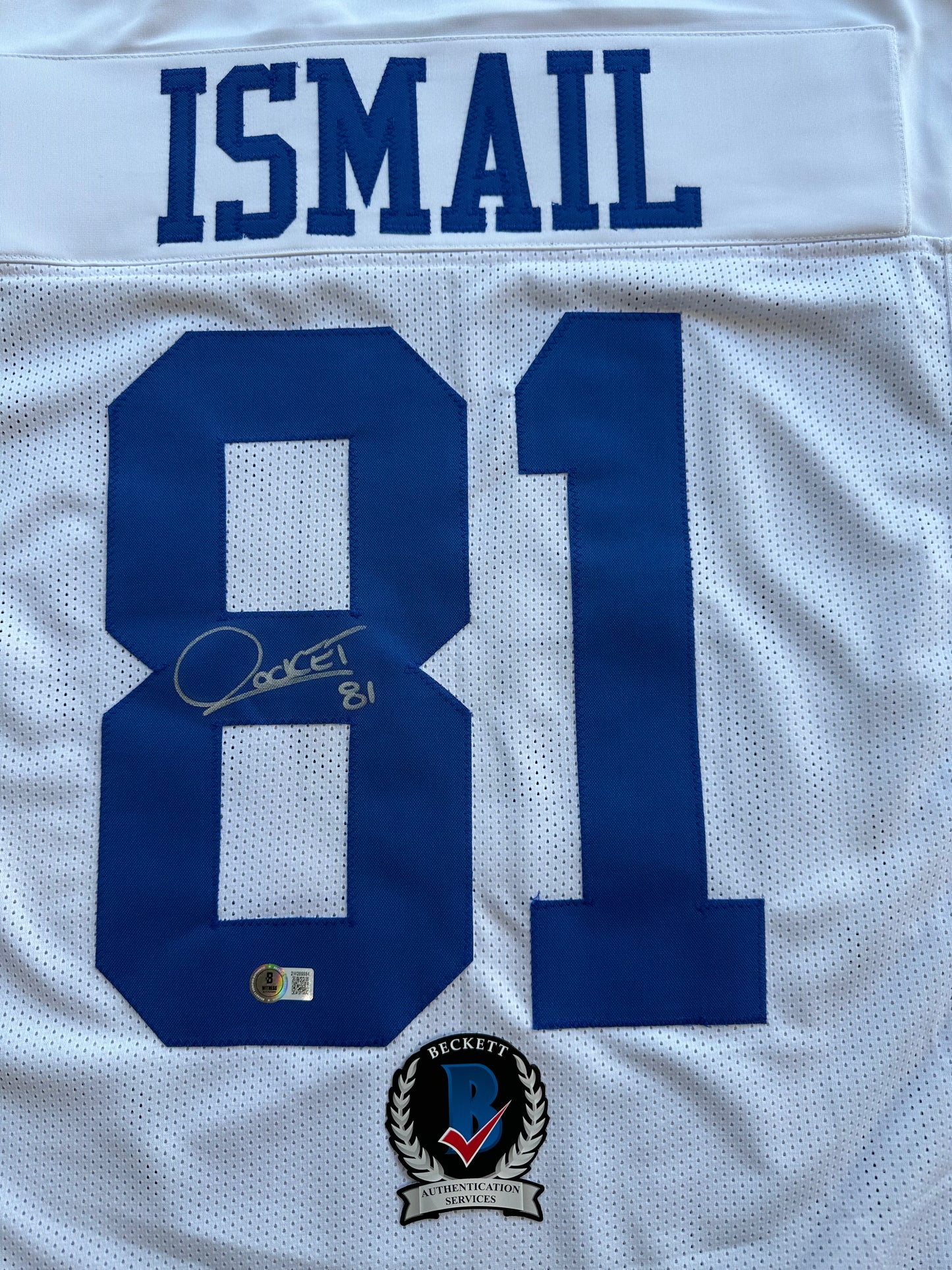 RAGHIB ROCKET ISMAIL DALLAS COWBOYS SIGNED JERSEY Size XL BAS COA