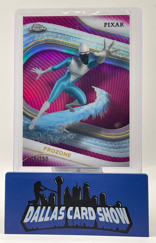 2025 Topps Chrome Disney #148 Frozone Pink Refractor /250