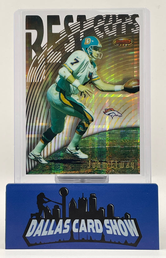 1997 Bowman's Best #BC3 John Elway Best Cuts Atomic Refractor