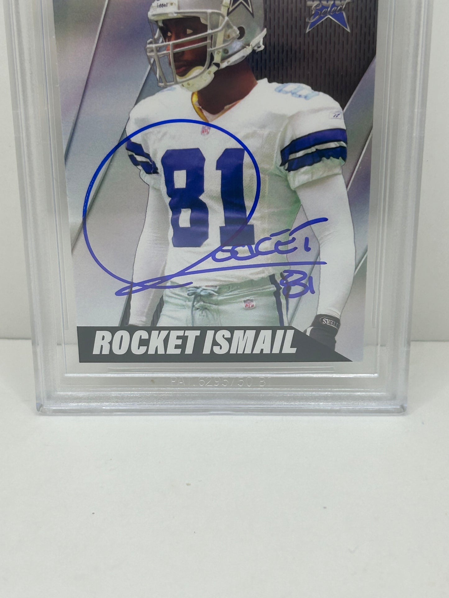 2023 Dallas Card Show Raghib "Rocket" Ismail #26 July Auto Guest Collection Beckett Witnessed (4984)