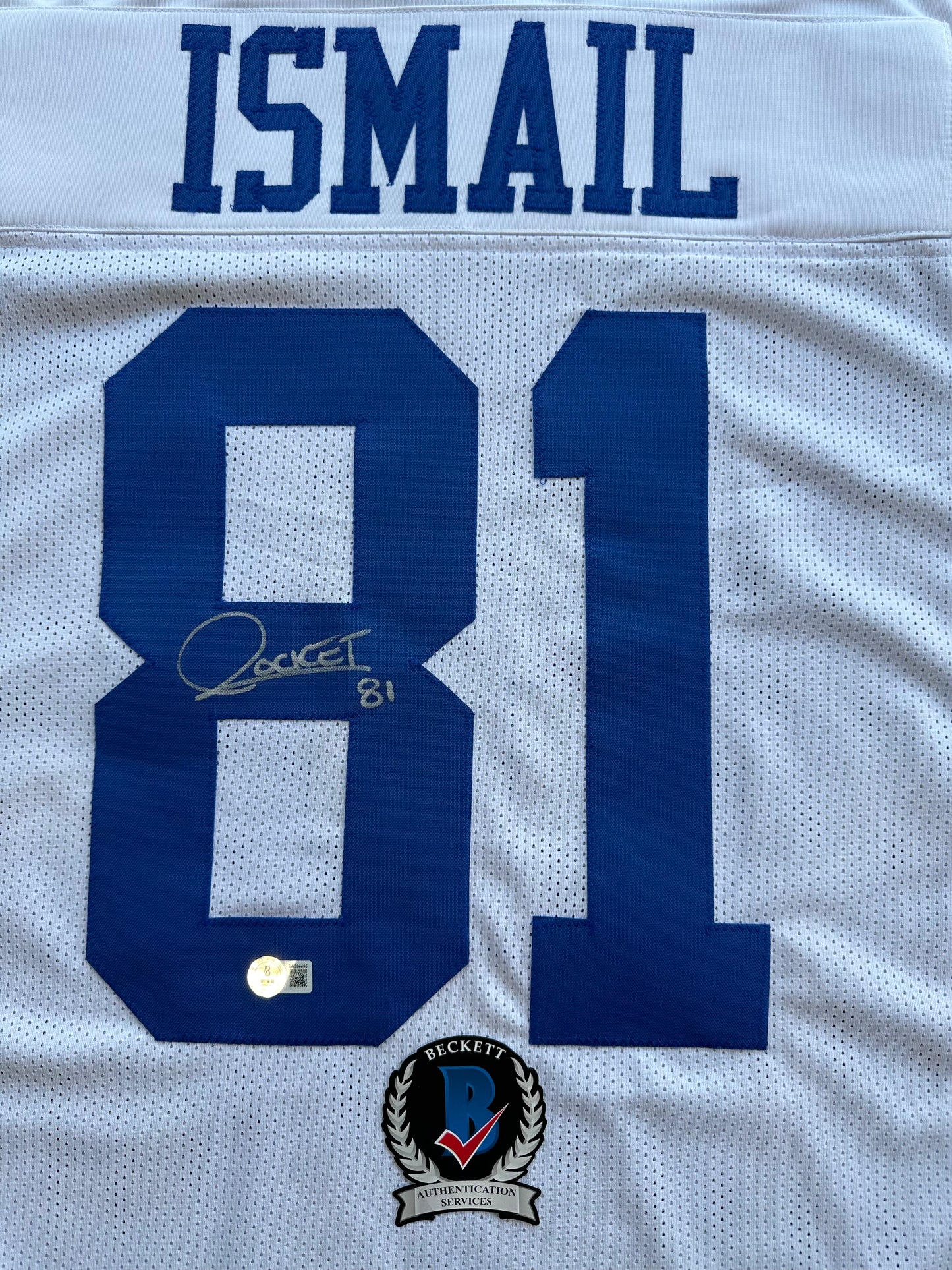 RAGHIB ROCKET ISMAIL DALLAS COWBOYS SIGNED JERSEY Size XL BAS COA