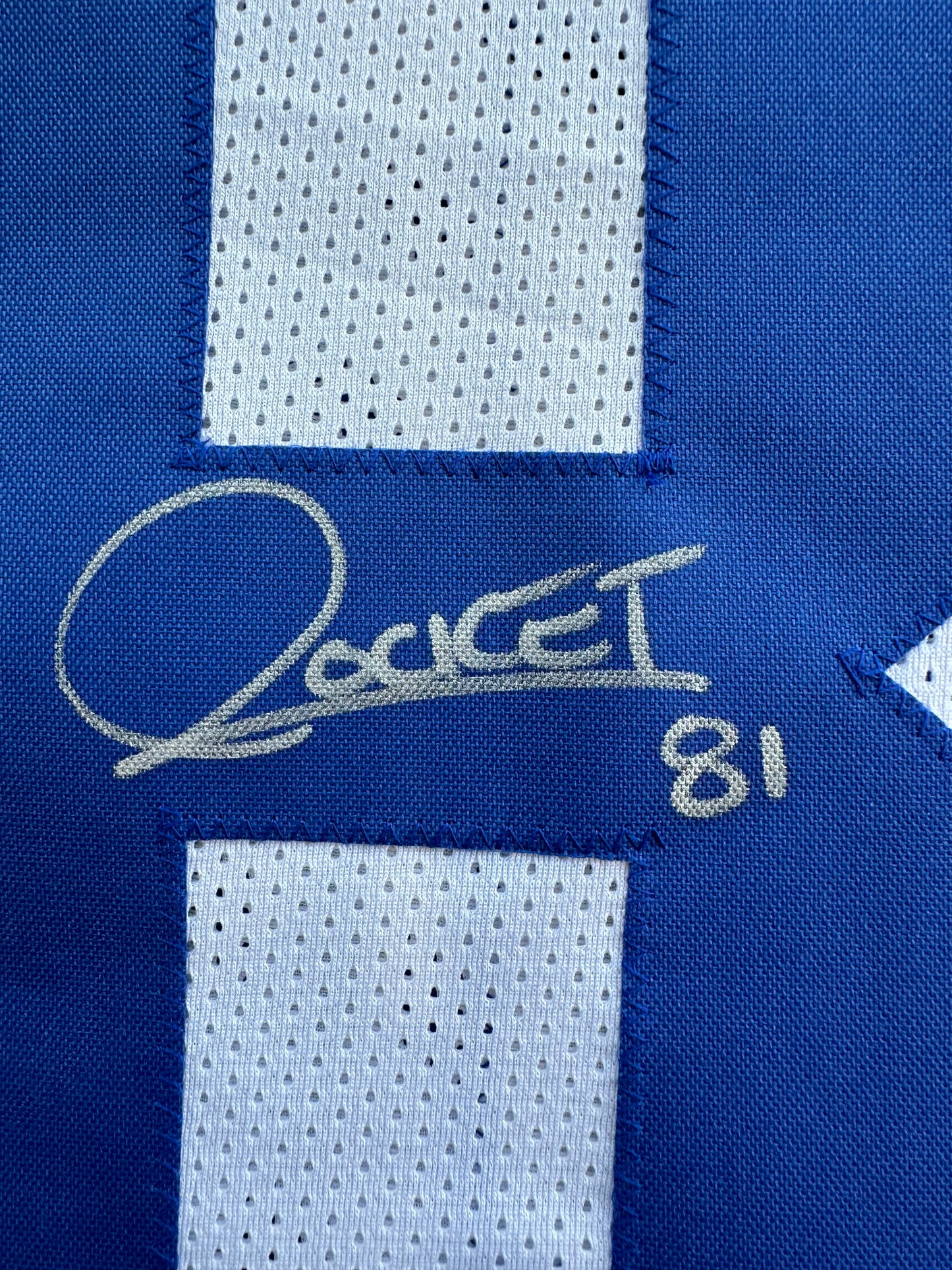 RAGHIB ROCKET ISMAIL DALLAS COWBOYS SIGNED JERSEY Size XL BAS COA
