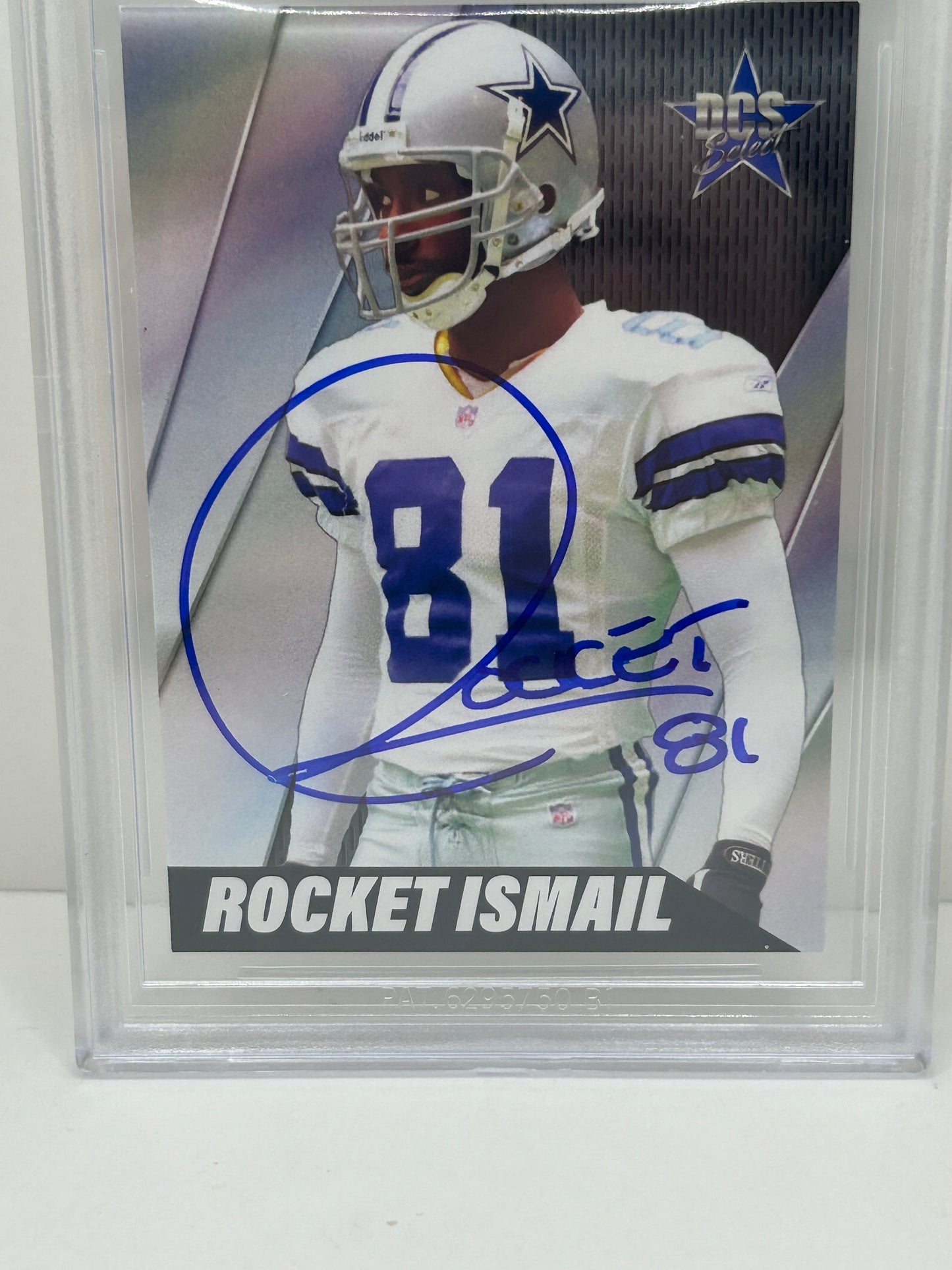2023 Dallas Card Show Raghib "Rocket" Ismail #26 July Auto Guest Collection Beckett (4983)