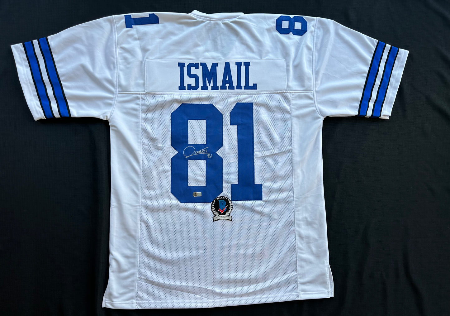 RAGHIB ROCKET ISMAIL DALLAS COWBOYS SIGNED JERSEY Size XL BAS COA