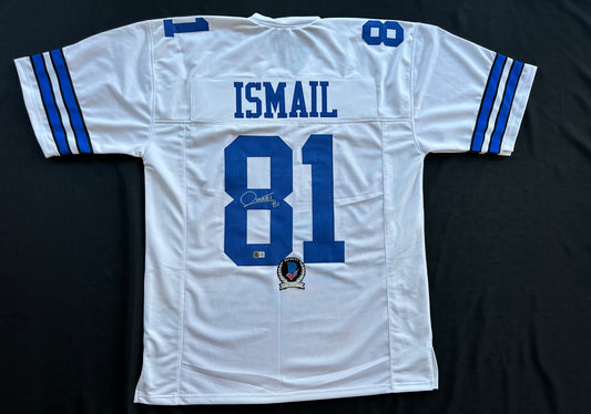 RAGHIB ROCKET ISMAIL DALLAS COWBOYS SIGNED JERSEY Size XL BAS COA