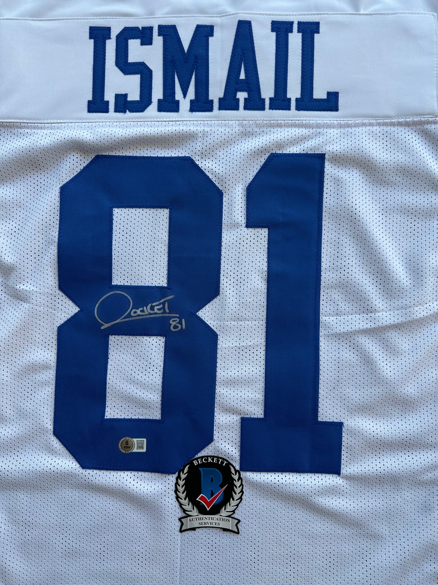 RAGHIB ROCKET ISMAIL DALLAS COWBOYS SIGNED JERSEY Size XL BAS COA