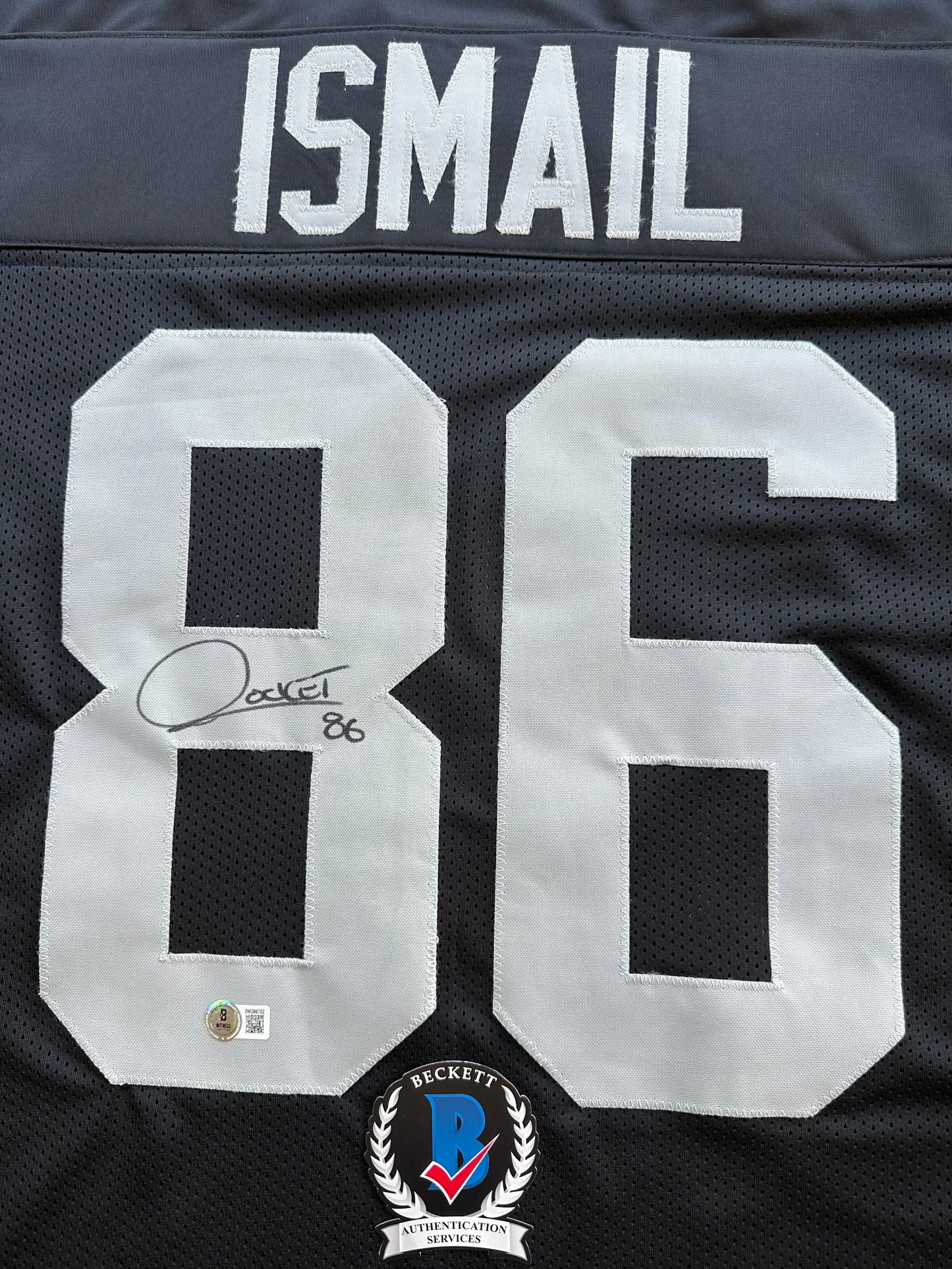 RAGHIB ROCKET ISMAIL RAIDERS SIGNED JERSEY Size XL COWBOYS BAS COA