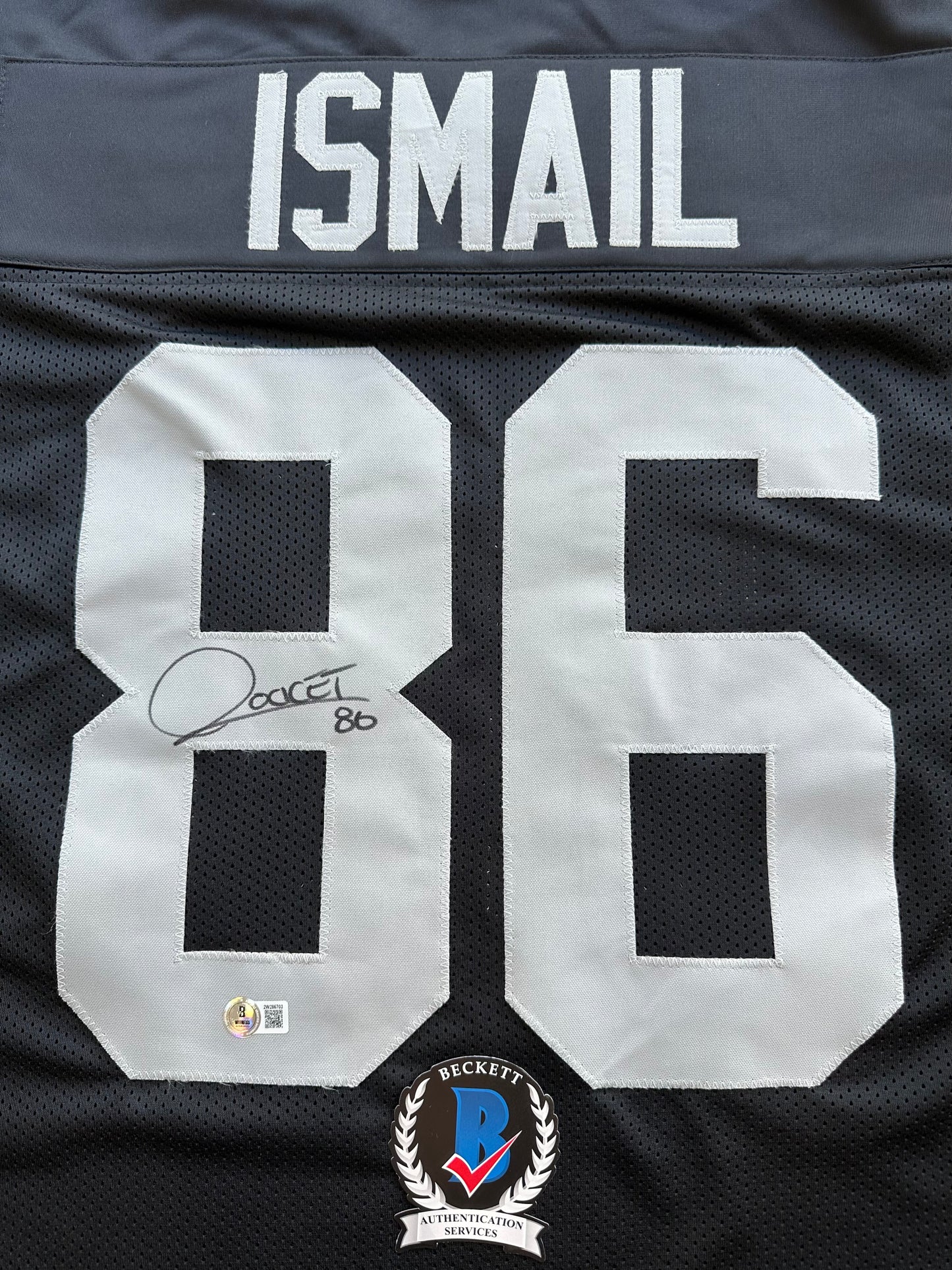 RAGHIB ROCKET ISMAIL RAIDERS SIGNED JERSEY Size XL COWBOYS BAS COA