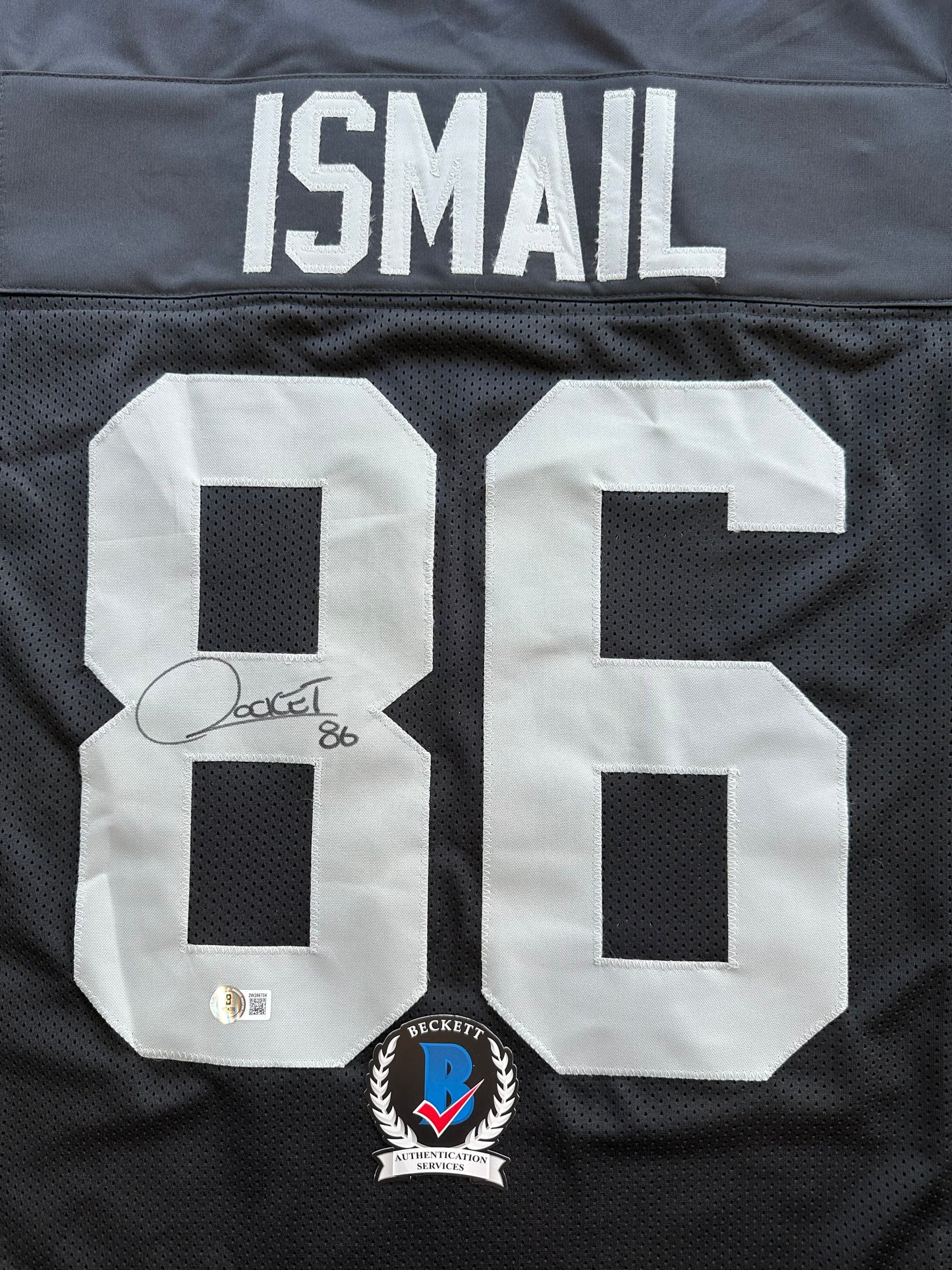 RAGHIB ROCKET ISMAIL RAIDERS SIGNED JERSEY Size XL COWBOYS BAS COA