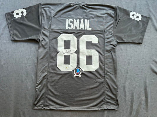 RAGHIB ROCKET ISMAIL RAIDERS SIGNED JERSEY Size XL COWBOYS BAS COA
