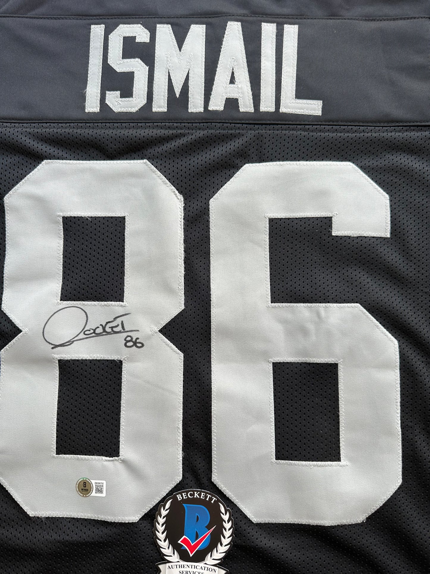 RAGHIB ROCKET ISMAIL RAIDERS SIGNED JERSEY Size XL COWBOYS BAS COA