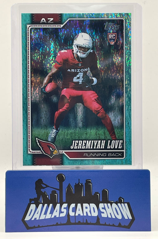 2026 Topps #309 Jeremiyah Love Aqua Holofoil Rookie RC