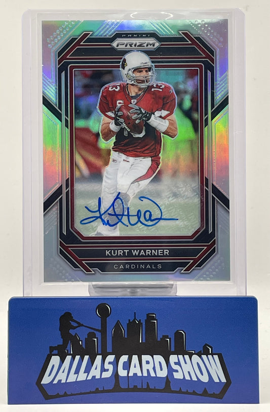 2022 Panini Prizm #9 Kurt Warner Silver Autograph