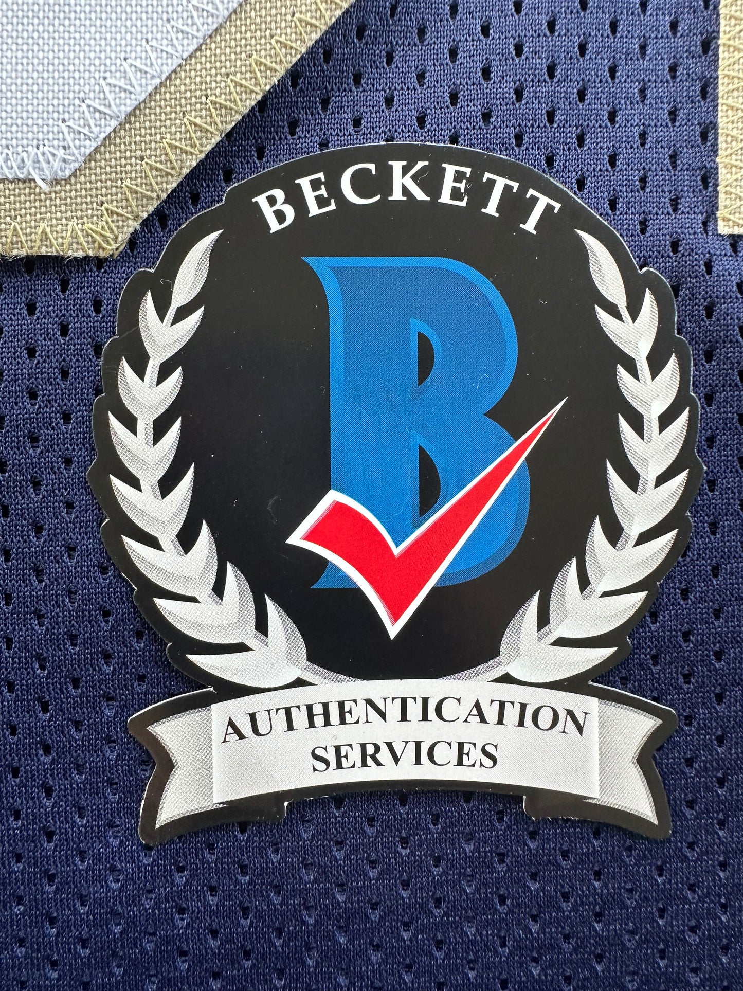 TIM BROWN NOTRE DAME FIGHTING IRISH SIGNED JERSEY XL Raiders Bucs BAS COA