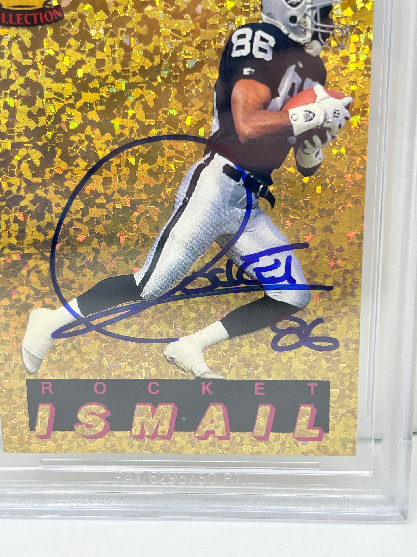 1994 Pacific Knights Of The Gridiron #12 Raghib "Rocket" Ismail Beckett Witnessed