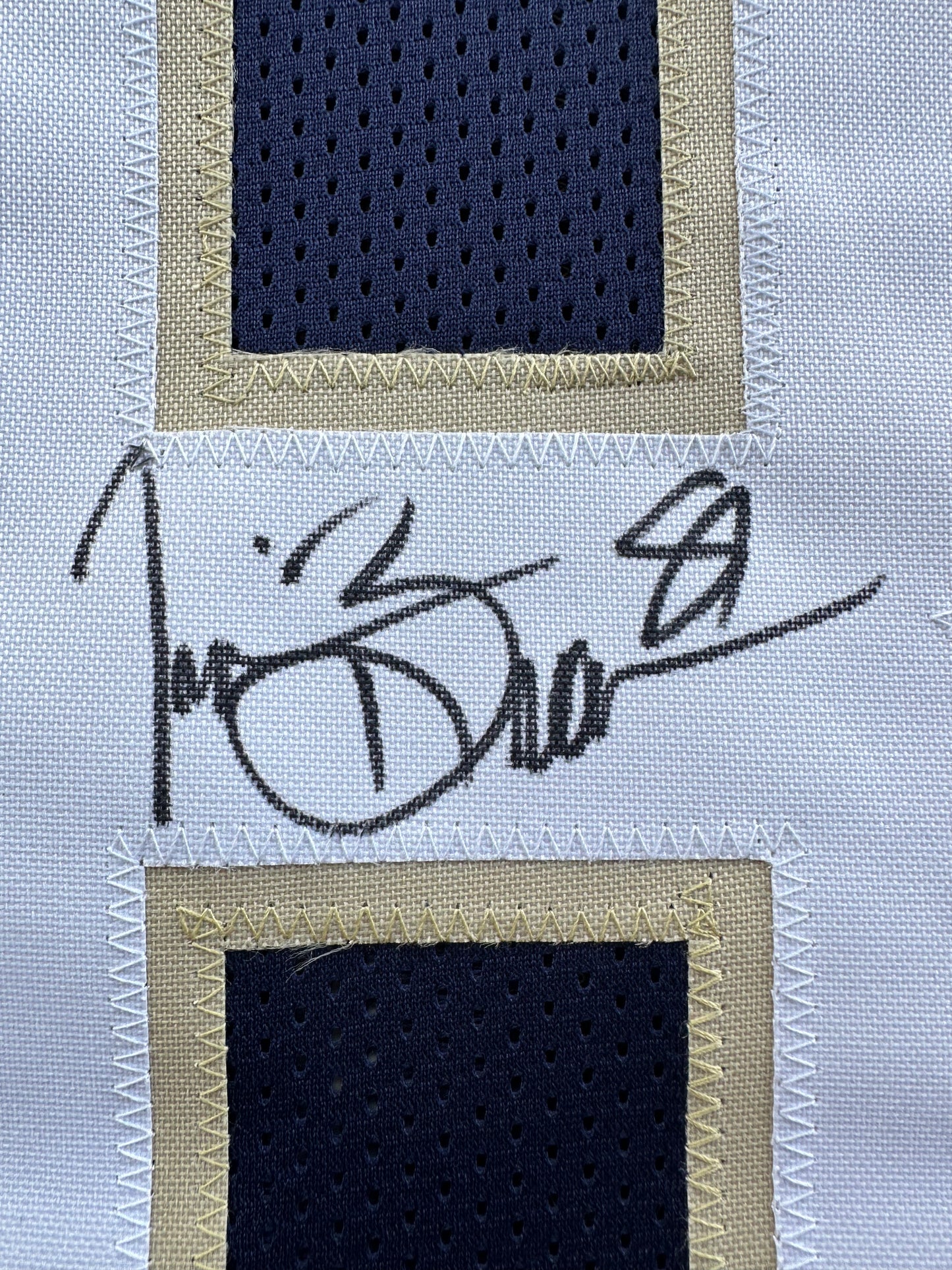 TIM BROWN NOTRE DAME FIGHTING IRISH SIGNED JERSEY XL Raiders Bucs BAS COA