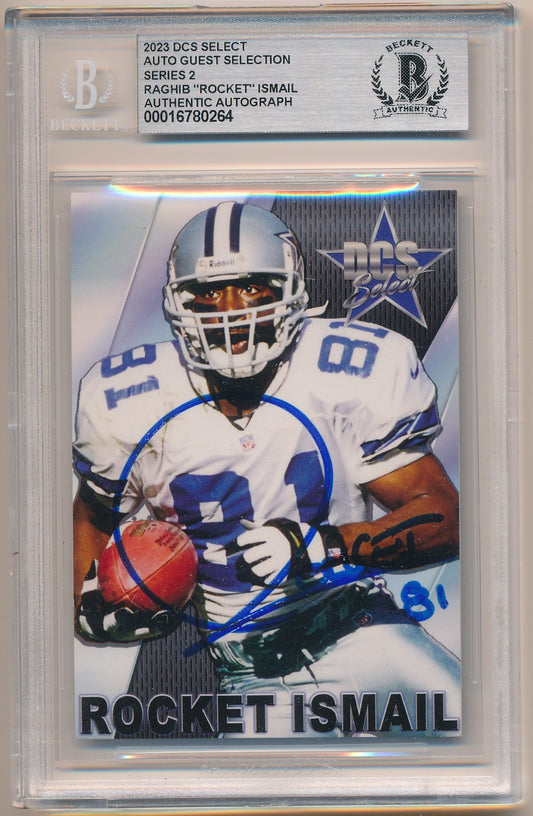 2023 DCS SELECT AUTO GUEST SELECTION SERIES 2 RAGHIB "ROCKET" ISMAIL AUTHENTIC AUTO BAS