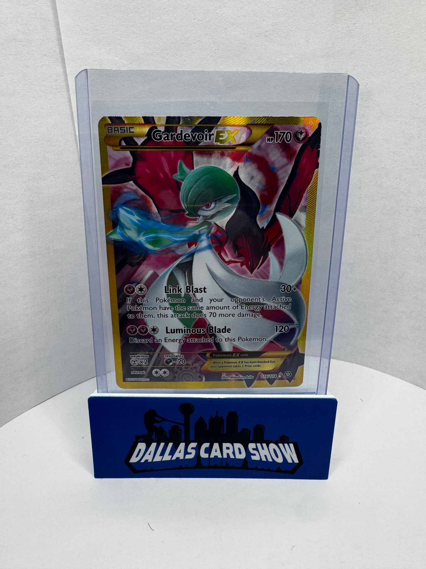 Pokemon XY Steam Siege Gardevoir EX Secret Rare Full Art 116/114 LP