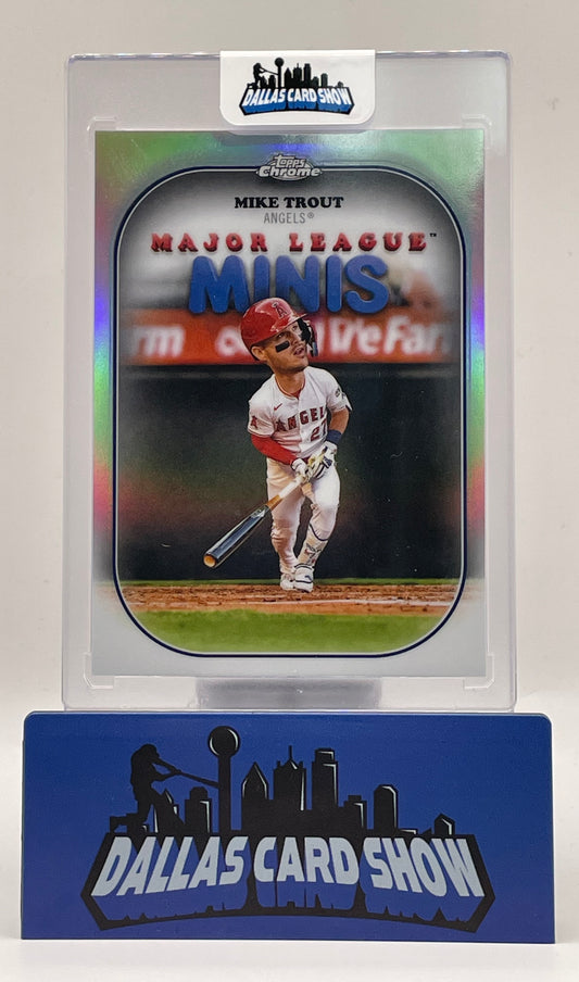 2025 Topps Chrome #MM-4 Mike Trout Major League Minis SSP