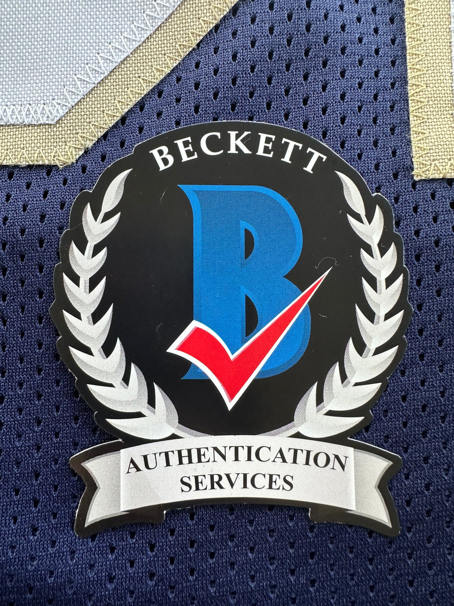 TIM BROWN NOTRE DAME FIGHTING IRISH SIGNED JERSEY XL Raiders Bucs BAS COA