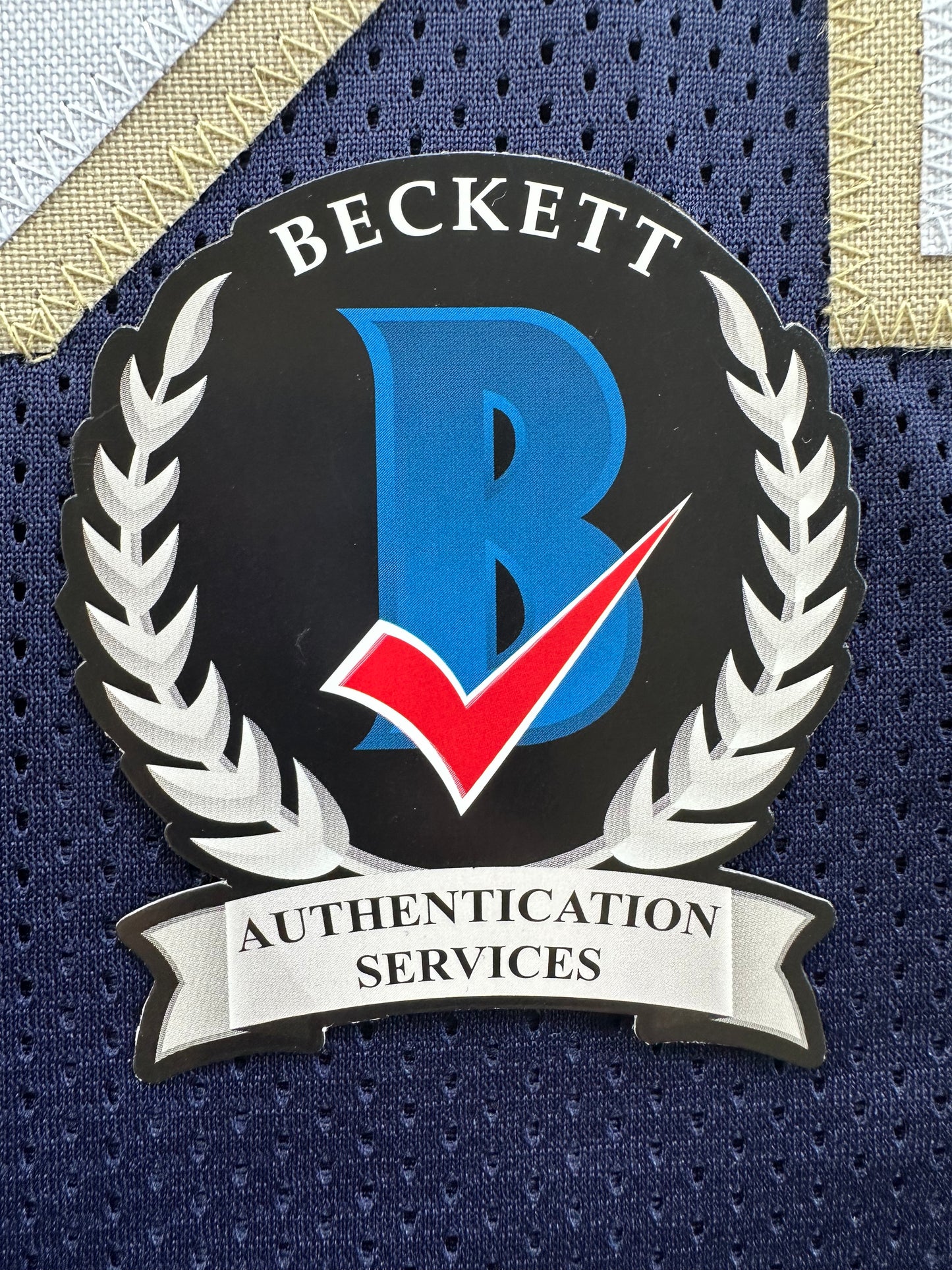 TIM BROWN NOTRE DAME FIGHTING IRISH SIGNED JERSEY XL Raiders Bucs BAS COA