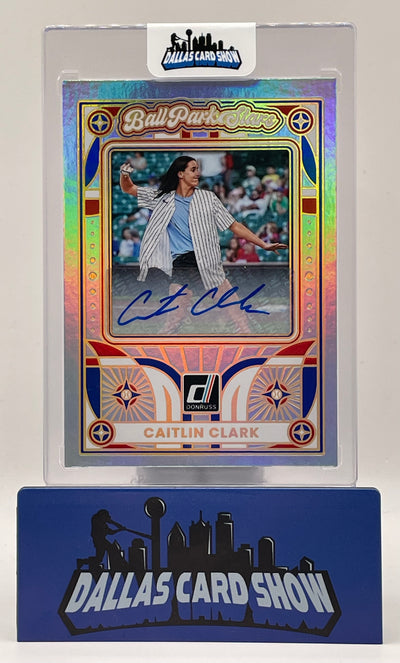 2026 Panini Donruss #4 Caitlin Clark Ball Park Stars Autograph