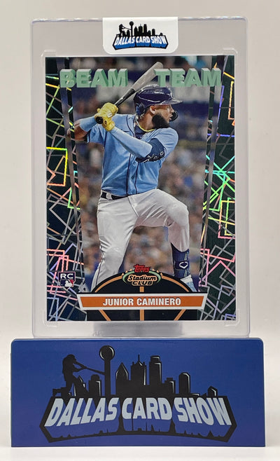 2024 Stadium Club #BT-5 Junior Caminero Rookie RC Beam Team