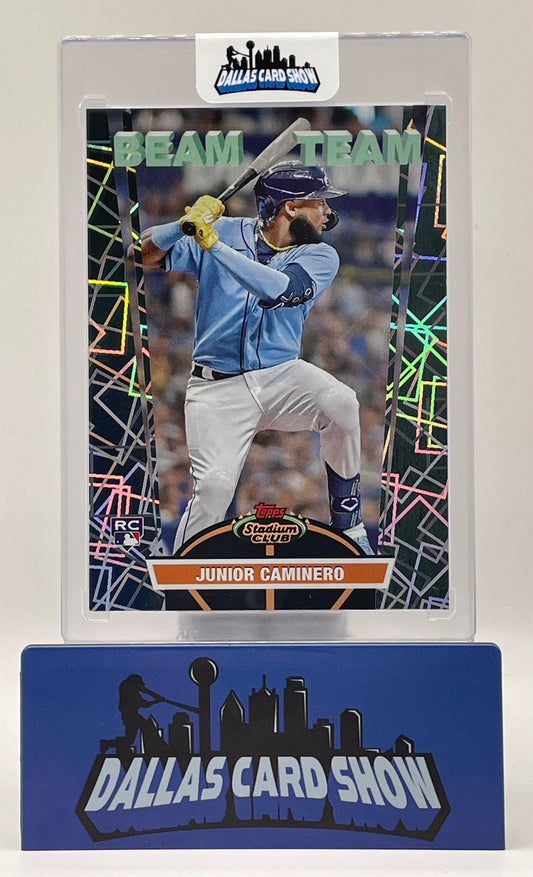 2024 Stadium Club #BT-5 Junior Caminero Rookie RC Beam Team