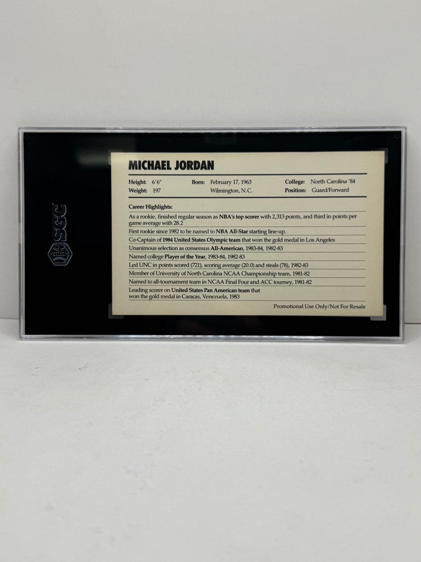 1985 Nike Michael Jordan Promo SGC 4