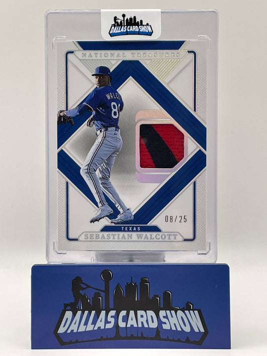 2025 Panini National Treasure #TT-SW Sebastian Walcott Treasured Threads /25