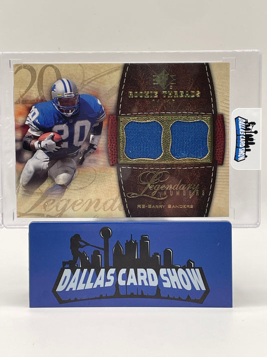 2008 SP Rookie Threads #LN-BS Barry Sanders Legendary Numbers /15