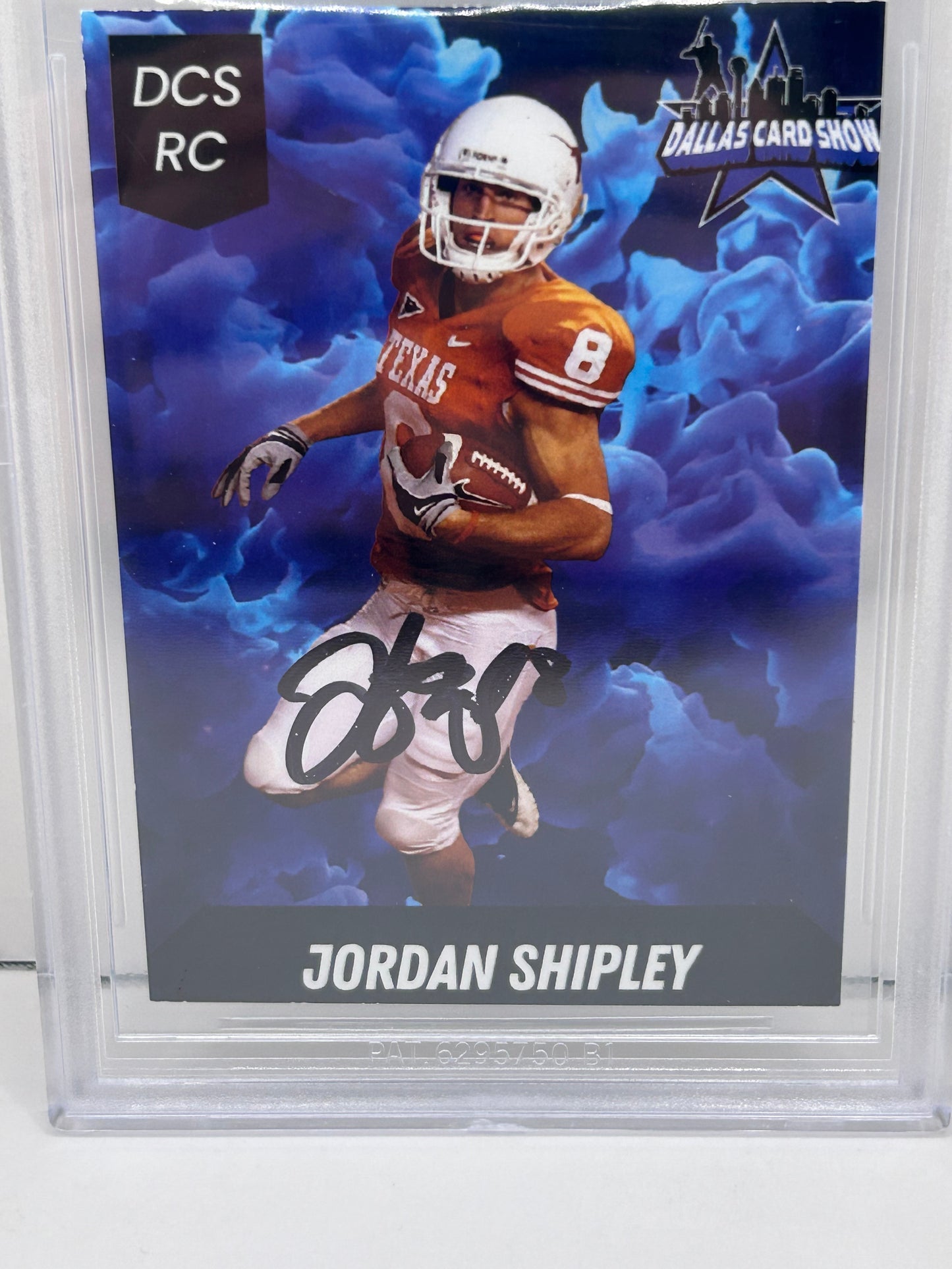 2024 Dallas Card Show Jordan Shipley #16 Beckett Witnessed Authentic Autograph (4846)