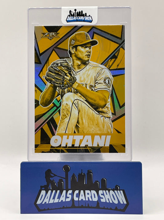 2021 Topps Fire #26 Shohei Ohtani Gold Minted