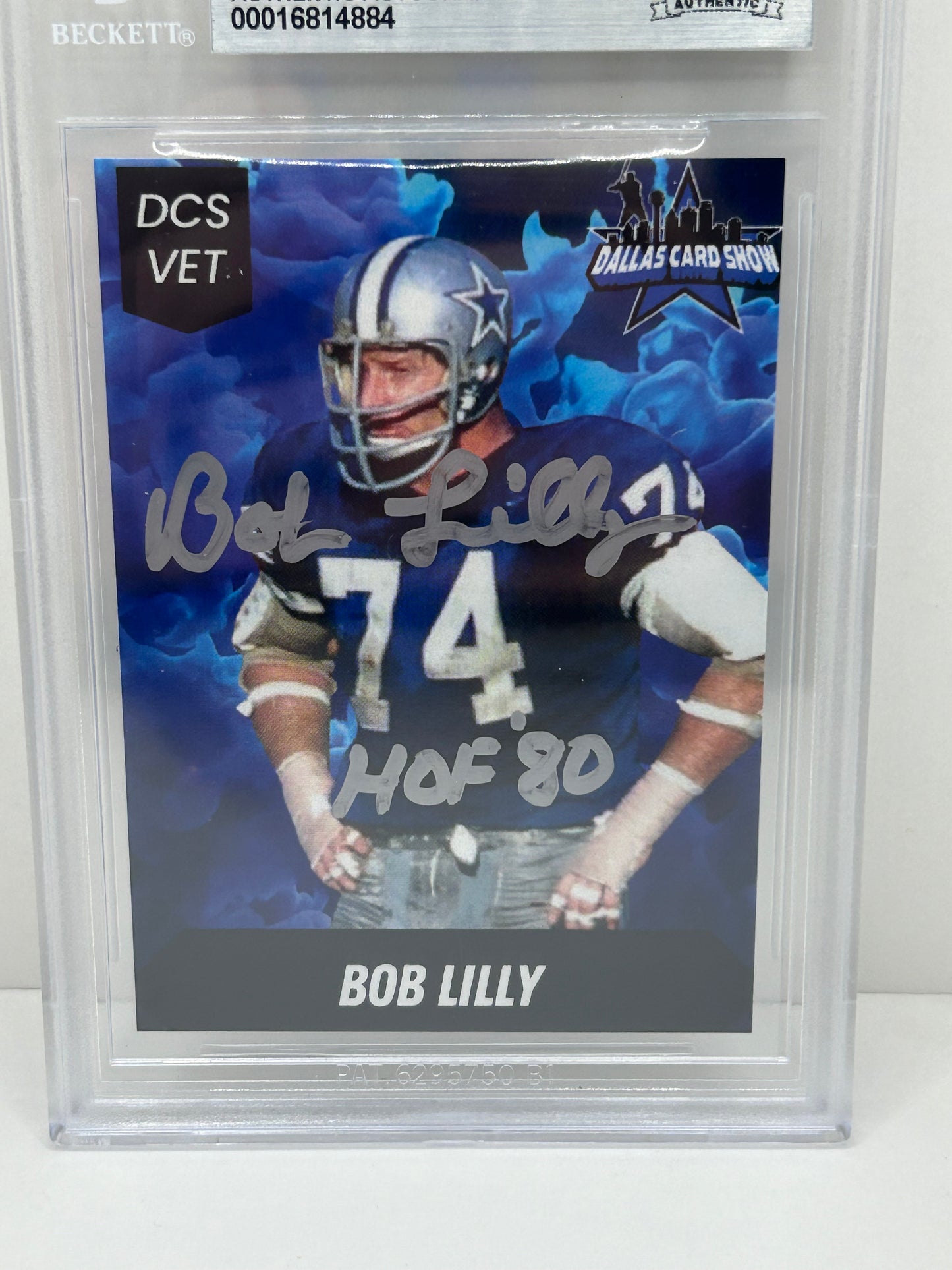 2024 Dallas Card Show Bob Lilly #6 Beckett Witnessed Authentic Autograph (4884)