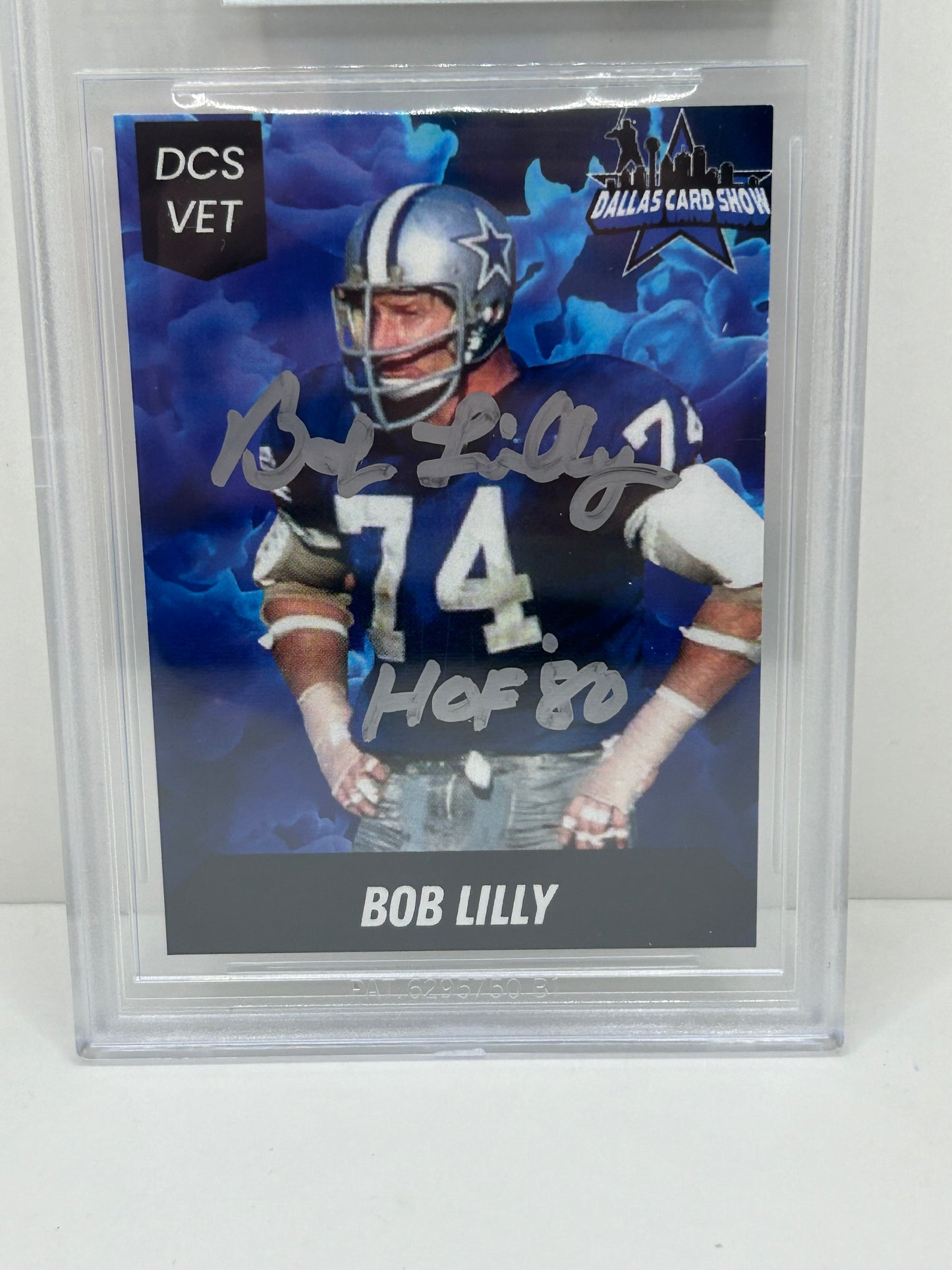 2024 Dallas Card Show Bob Lilly #6 Beckett Witnessed Authentic Autograph (4883)