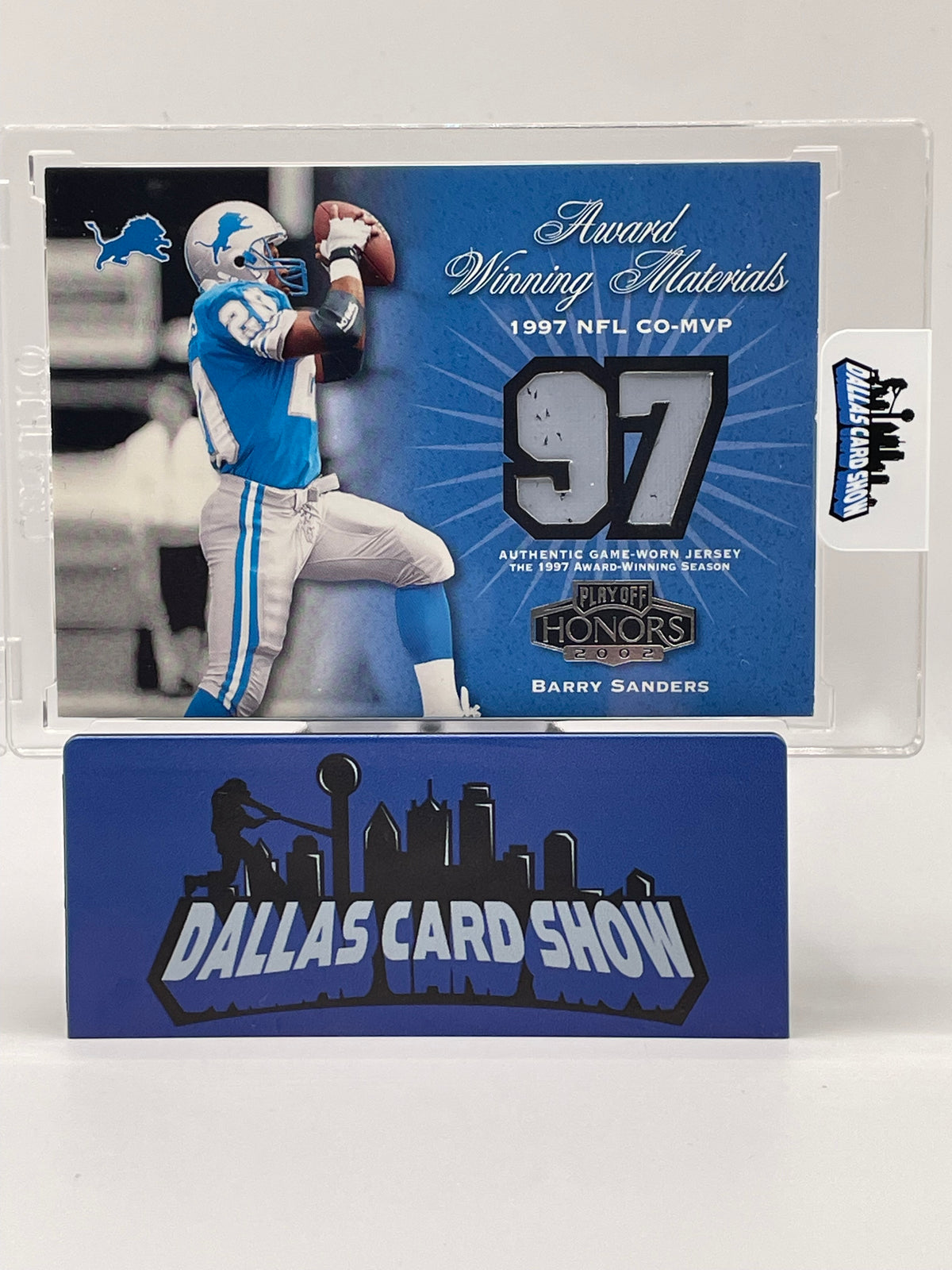 2022 Playoff Honors #AW-9 Barry Sanders Award Winning Materials /150