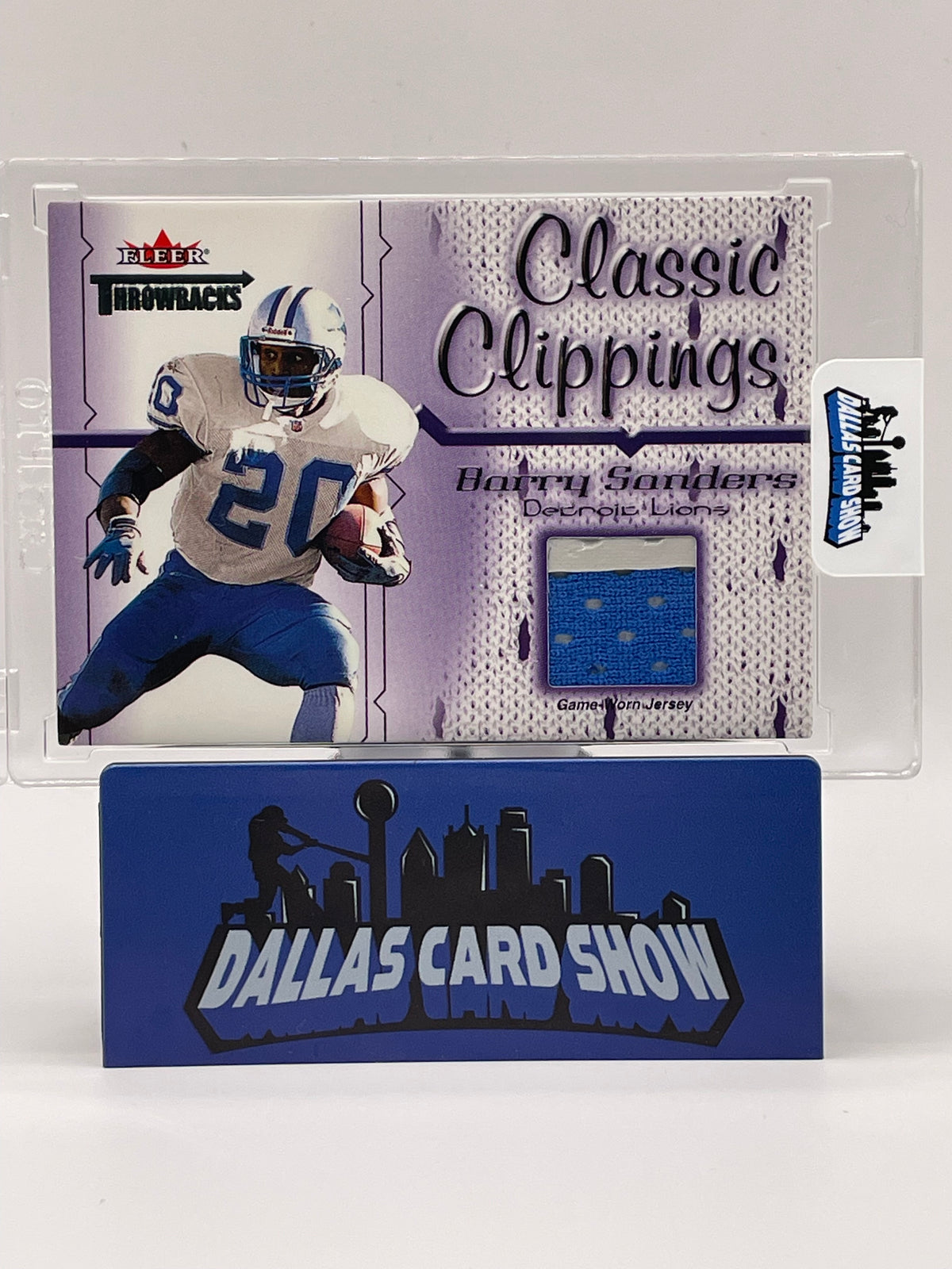 2002 Fleer Throwback Barry Sanders Classic Clippings