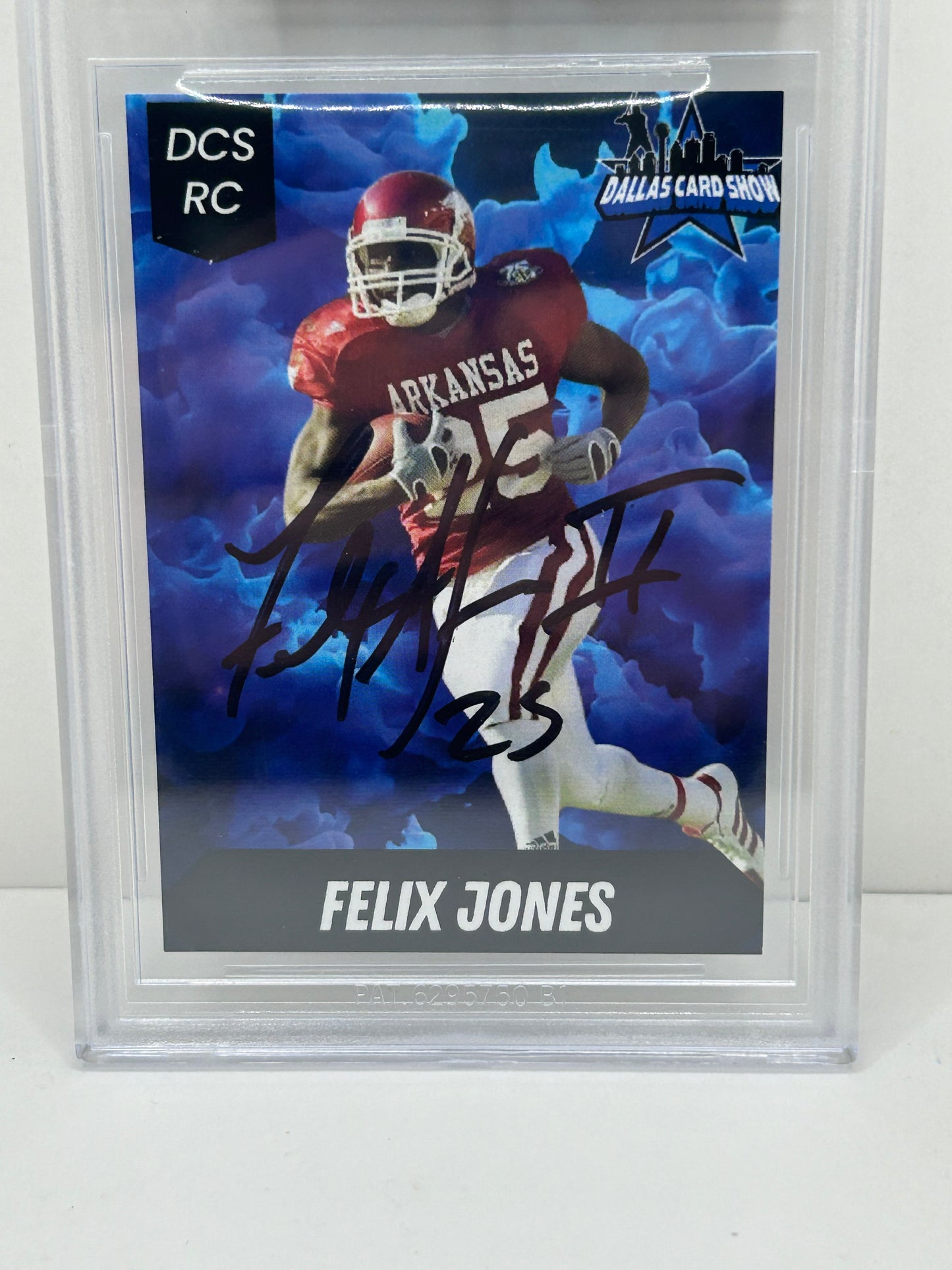 2024 Dallas Card Show Felix Jones #2 Beckett Witnessed Authentic Autograph (4838)