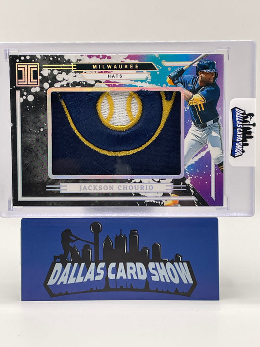 2025 Panini Impeccable #IJP-JC Jackson Chourio Hats Relic /6