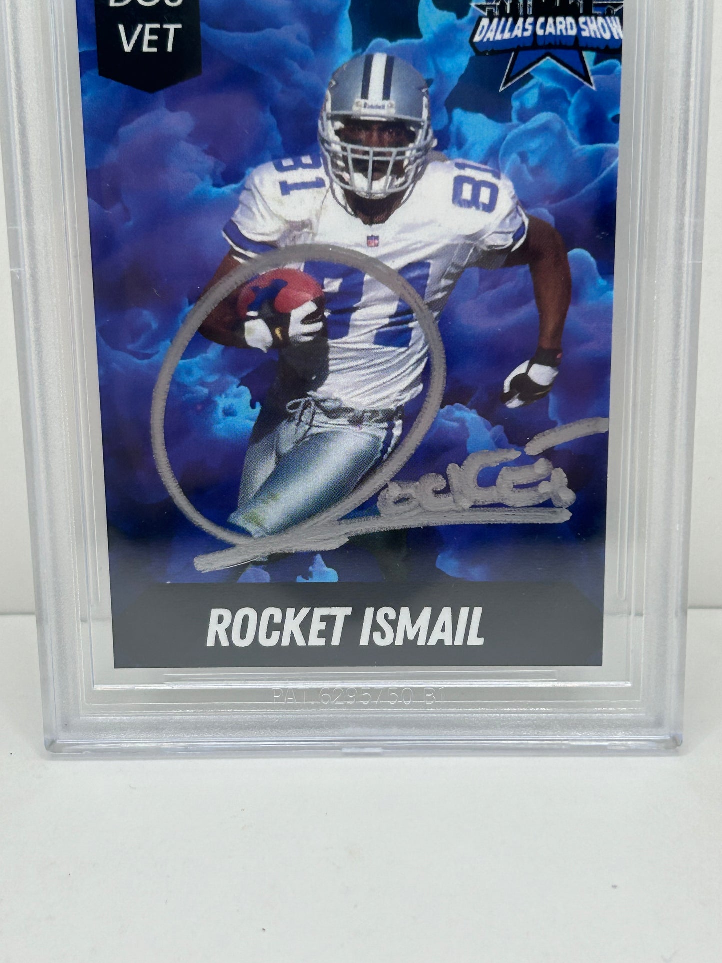 2024 Dallas Card Show Raghib "Rocket" Ismail #9 Beckett Witnessed Authentic Autograph (4886)
