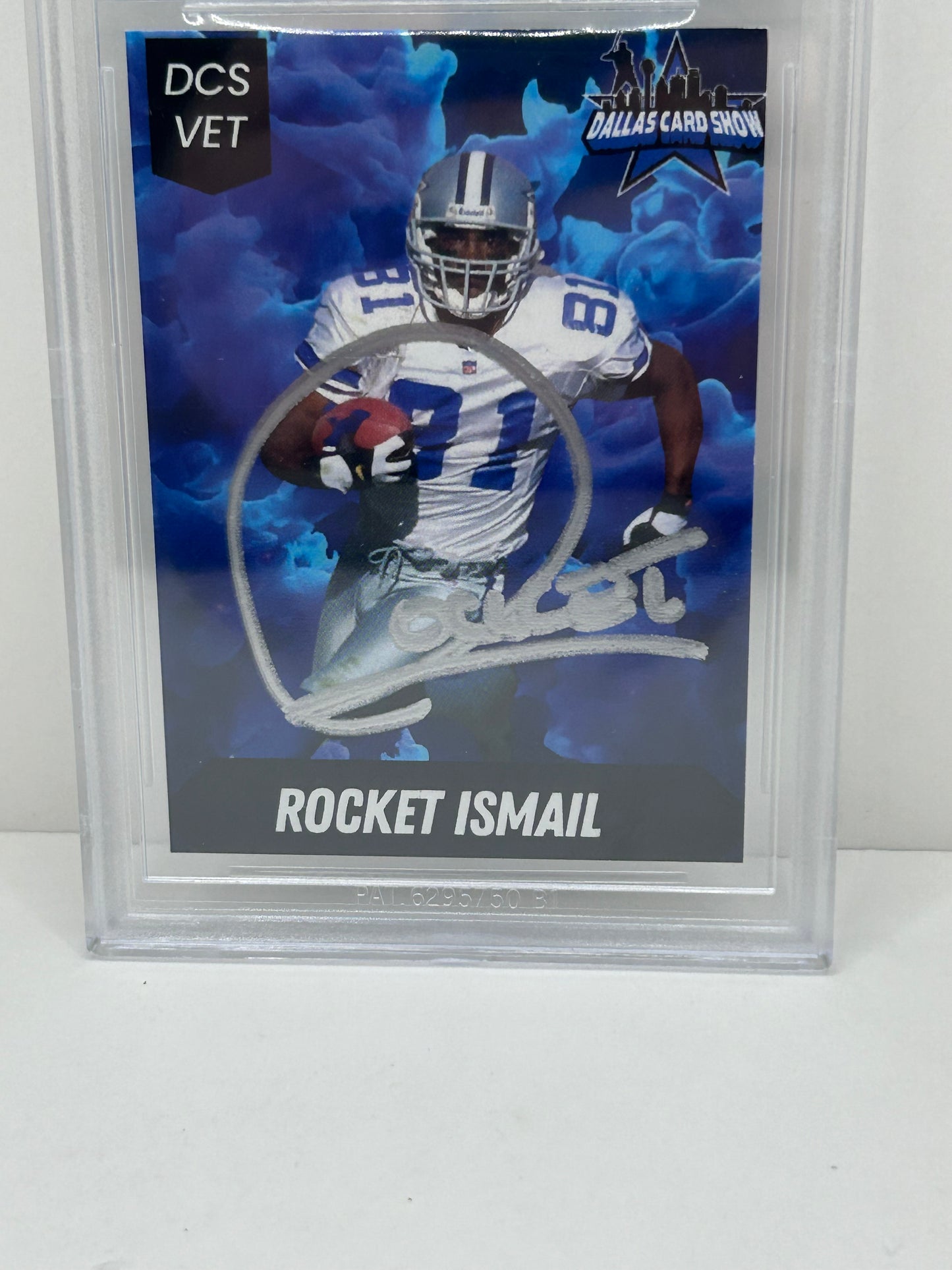 2024 Dallas Card Show Raghib "Rocket" Ismail #9 Beckett Witnessed Authentic Autograph (4890)