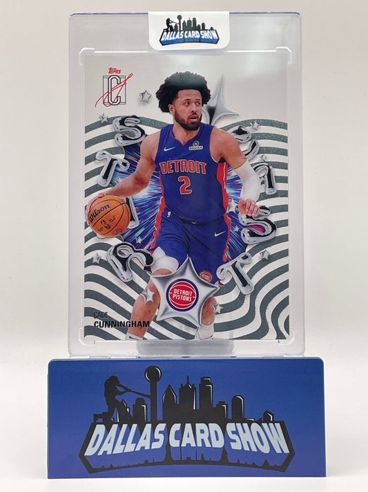 2025-26 Topps Signature Class #SC-3 Cade Cunningham Star Cast SSP
