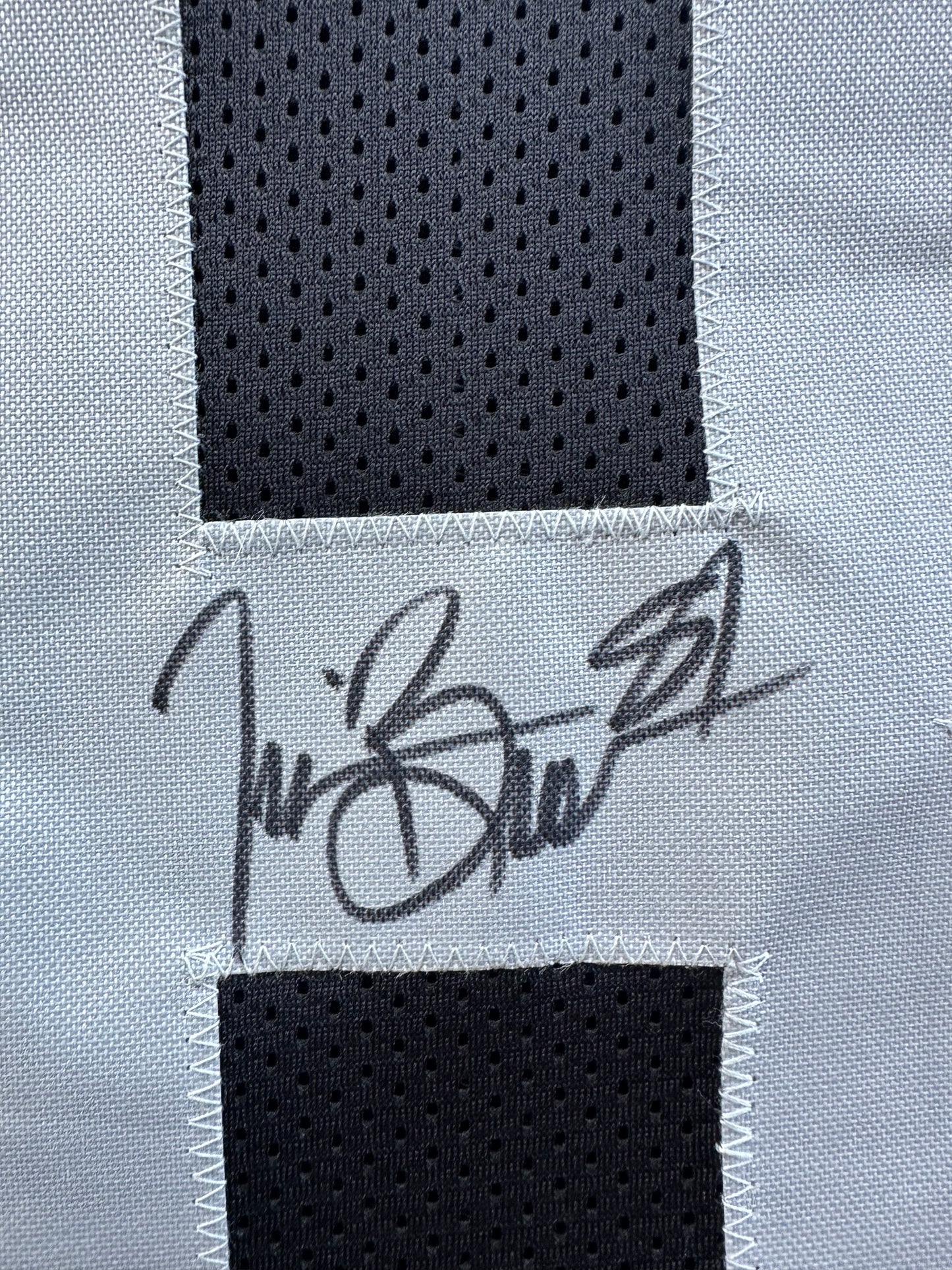 TIM BROWN LA OAKLAND RAIDERS SIGNED JERSEY XL Notre Dame Fighting Irish BAS