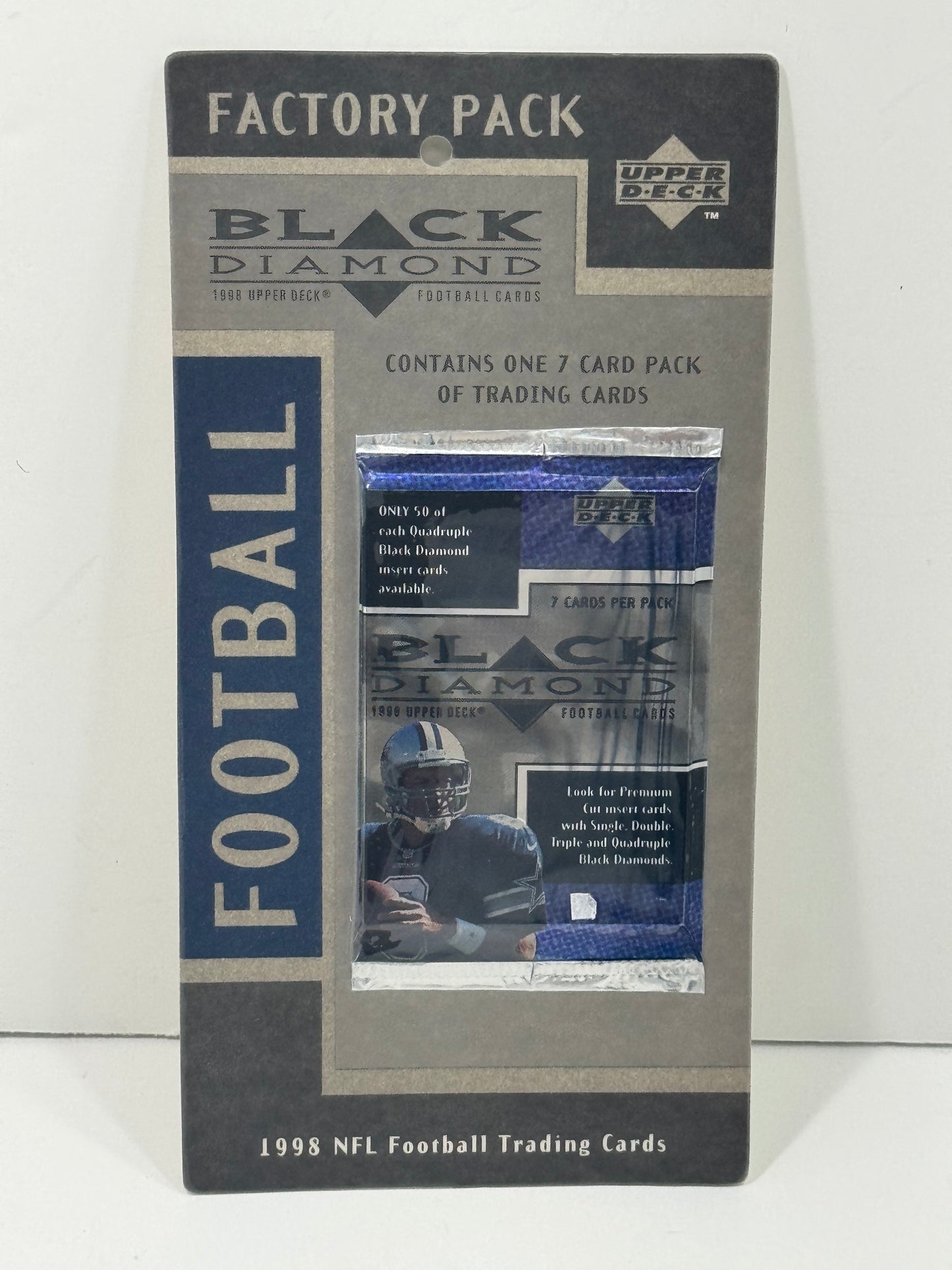 1998 Upper Deck Black Diamond Factory Football Pack