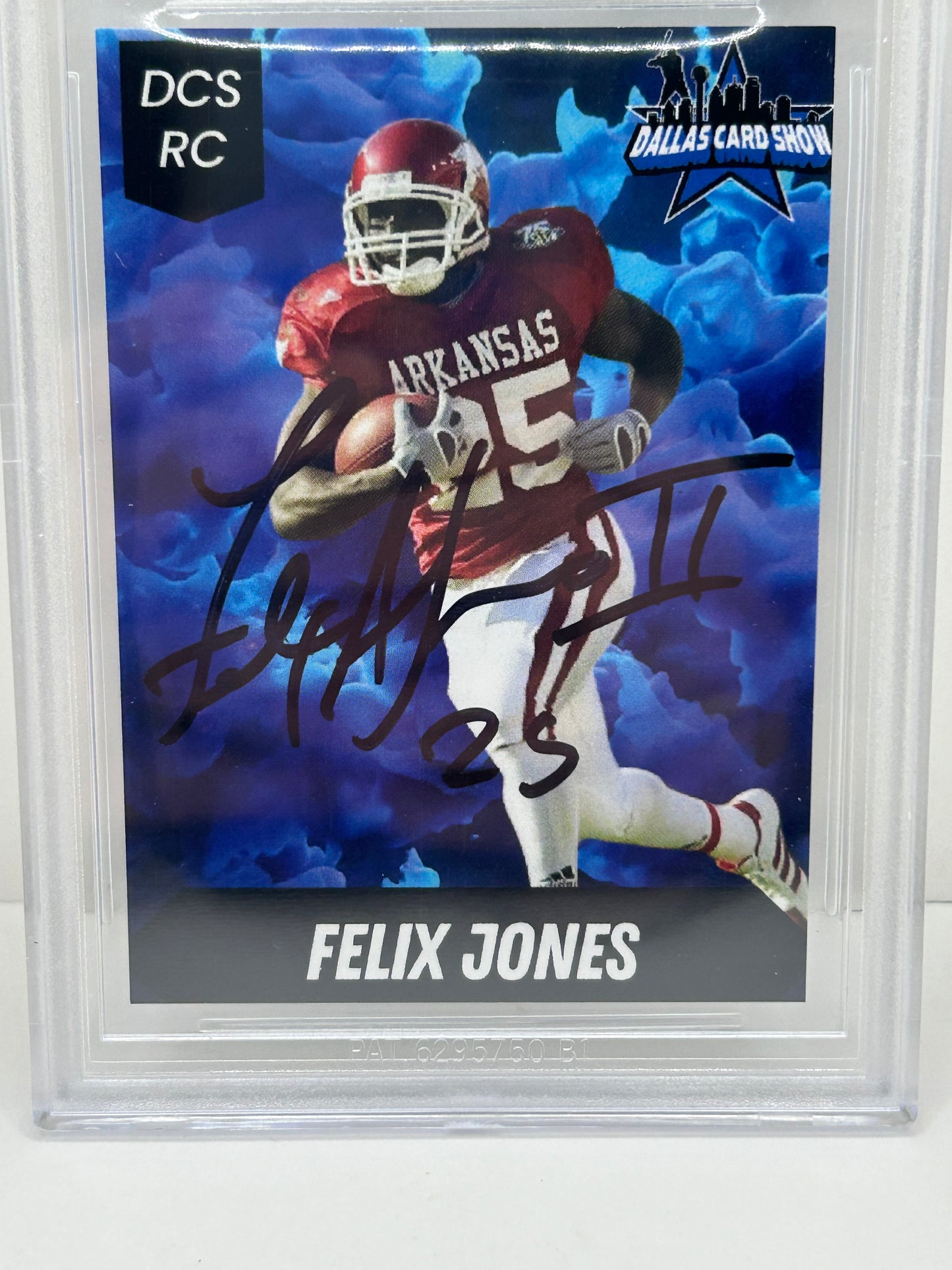 2024 Dallas Card Show Felix Jones #2 Beckett Witnessed Authentic Autograph (4837)