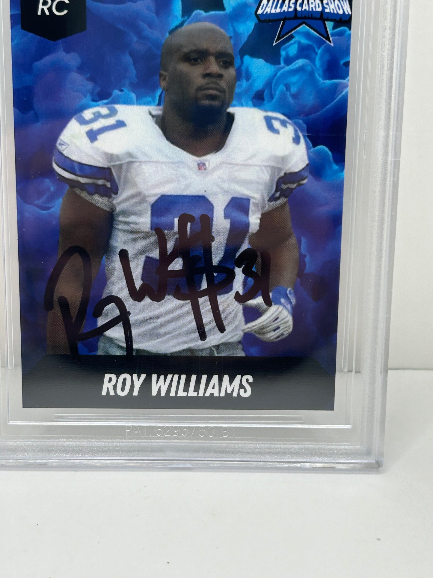 2024 Dallas Card Show Roy Williams #8 Beckett Witnessed Authentic Autograph (4893)