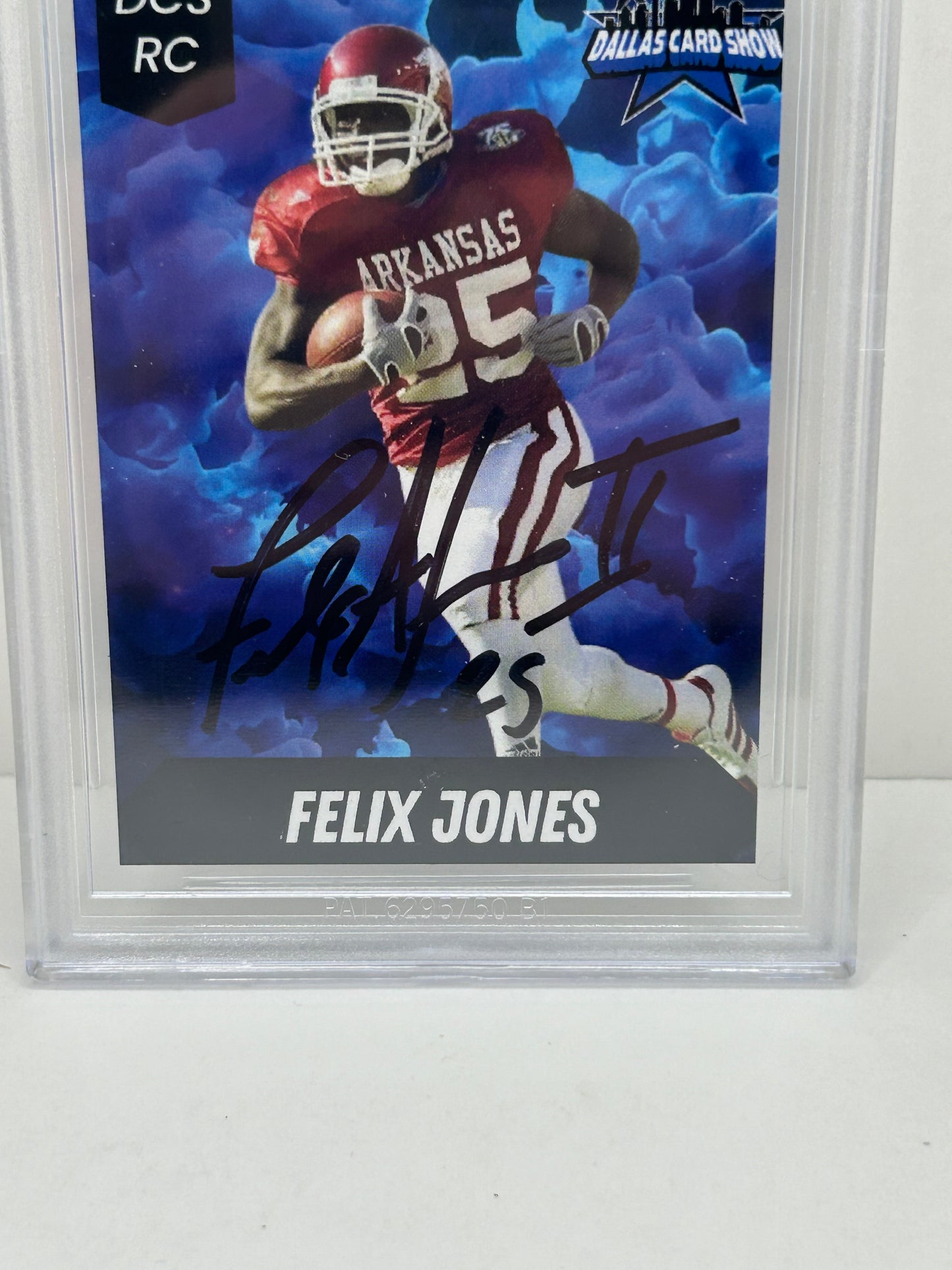 2024 Dallas Card Show Felix Jones #2 Beckett Witnessed Authentic Autograph (4835)