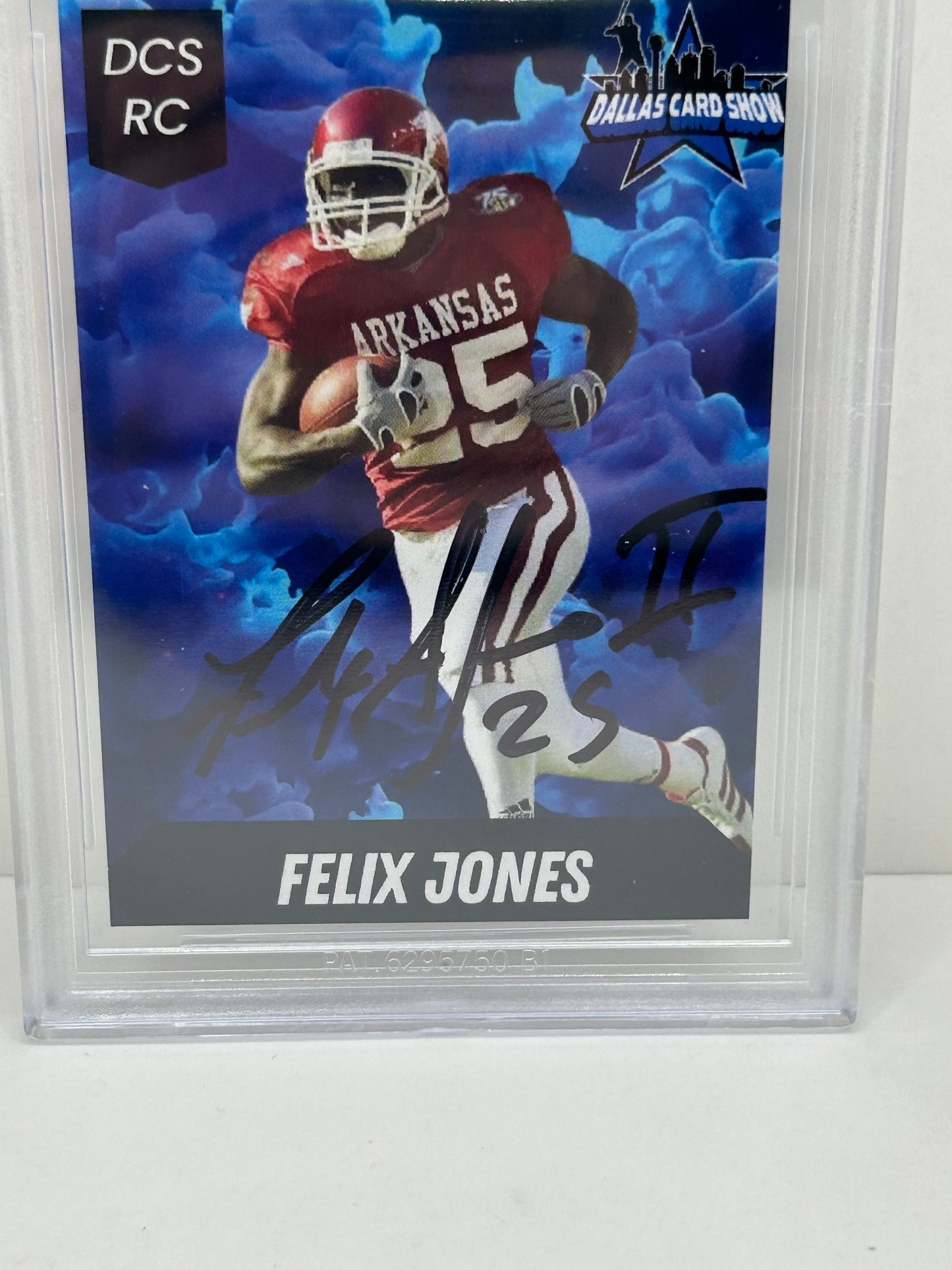 2024 Dallas Card Show Felix Jones #2 Beckett Witnessed Authentic Autograph (4841)